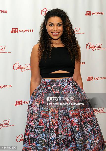 Singer Jordin Sparks attends Jordin Sparks 'Right Here Right Now' CD Signing at Century 21, Downtown on August 21, 2015 in New York City.