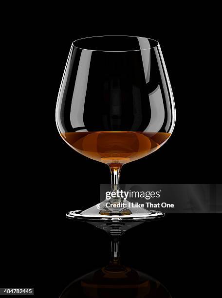 glass of brandy / cognac - brandy snifter stock pictures, royalty-free photos & images