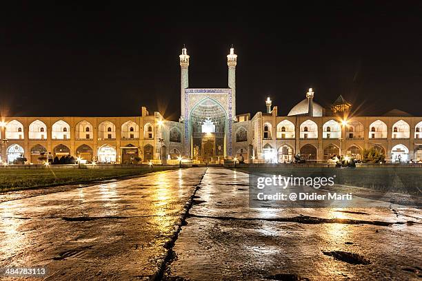 the shah mosque in isfahan, iran - mesquita emam - fotografias e filmes do acervo