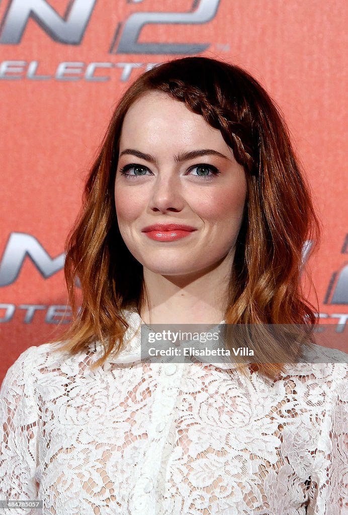 'The Amazing Spider-Man 2: Rise Of Electro' - Rome Photocall