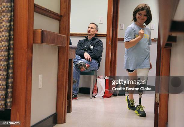 Jane dashed down the hallway of United Prosthetics in Dorchester, elated to learn that she would be getting a special prosthesis that could be used...