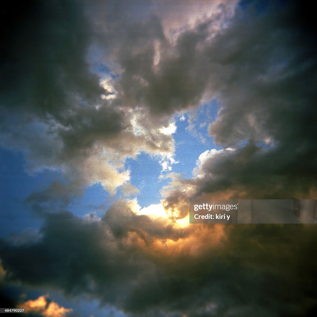 Light in clouds