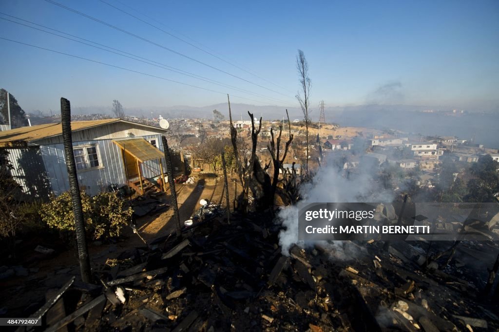 CHILE-VALPARAISO-FIRE