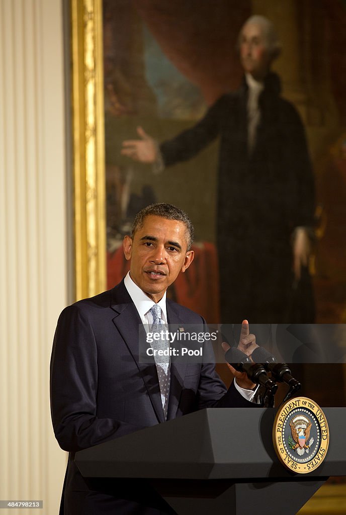 Obama Attends Easter Prayer Breakfast At White House