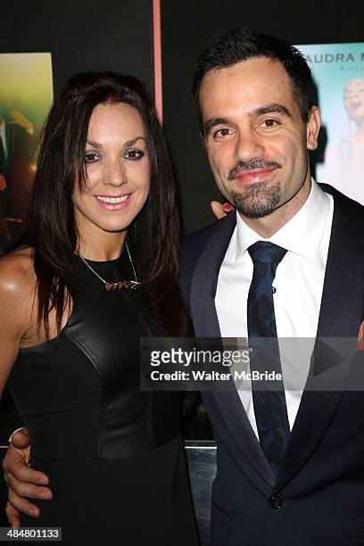 Mandy Karimloo and Ramin Karimloo attend the Broadway Opening Night Performance of "Lady Day at Emerson's Bar & Grill" at Circle in the Square...