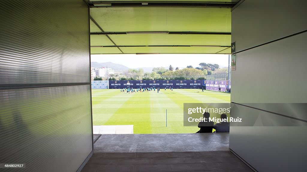 FC Barcelona Training Session