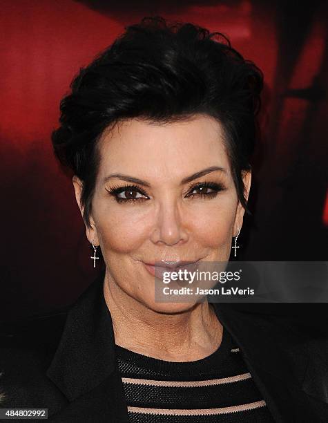 Kris Jenner attends the premiere of "The Gallows" at Hollywood High School on July 7, 2015 in Los Angeles, California.