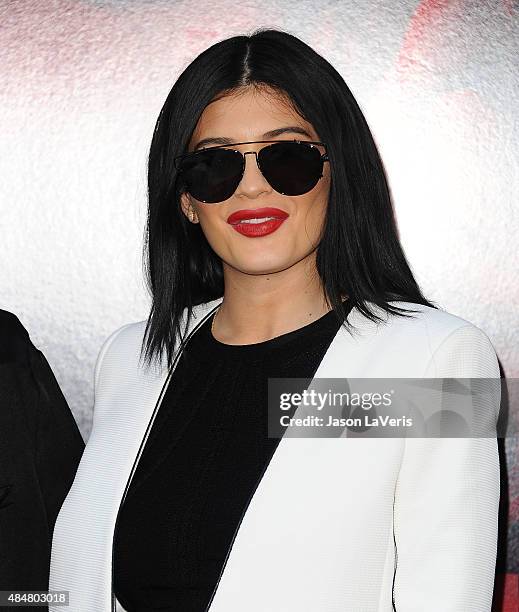 Kylie Jenner attends the premiere of "The Gallows" at Hollywood High School on July 7, 2015 in Los Angeles, California.