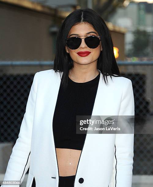 Kylie Jenner attends the premiere of "The Gallows" at Hollywood High School on July 7, 2015 in Los Angeles, California.