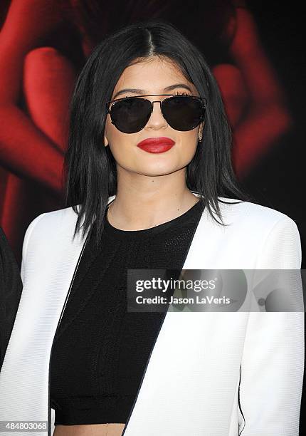 Kylie Jenner attends the premiere of "The Gallows" at Hollywood High School on July 7, 2015 in Los Angeles, California.