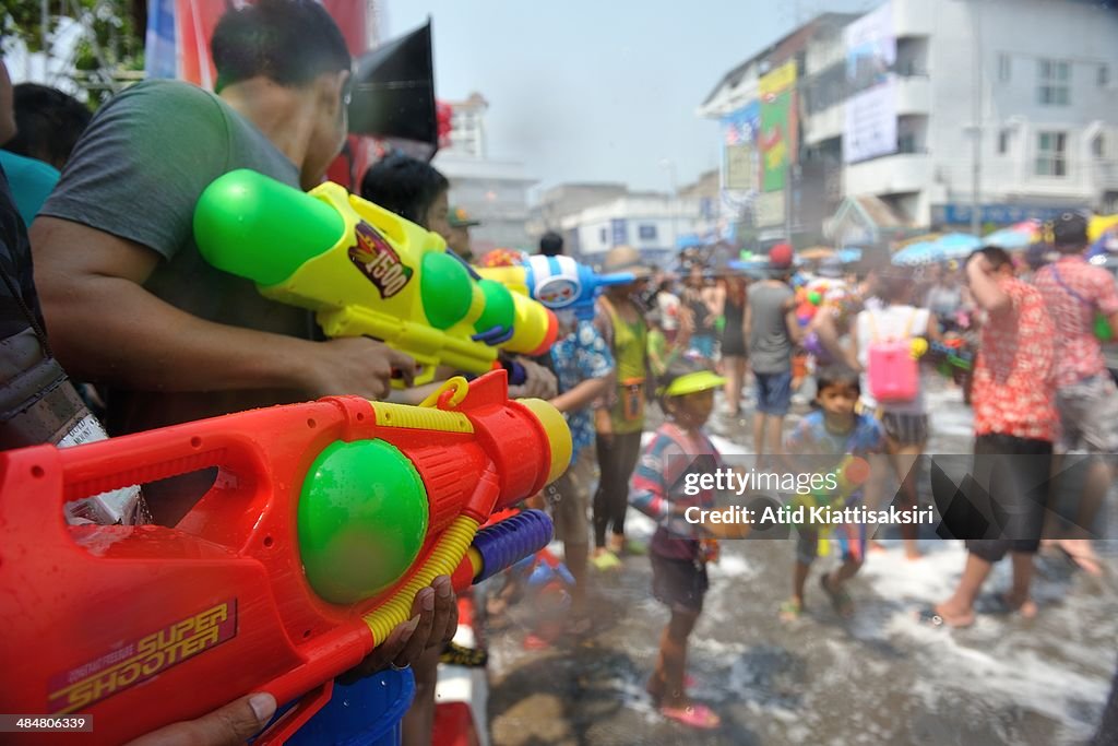 Thai Songkran Water Festival Mayhem