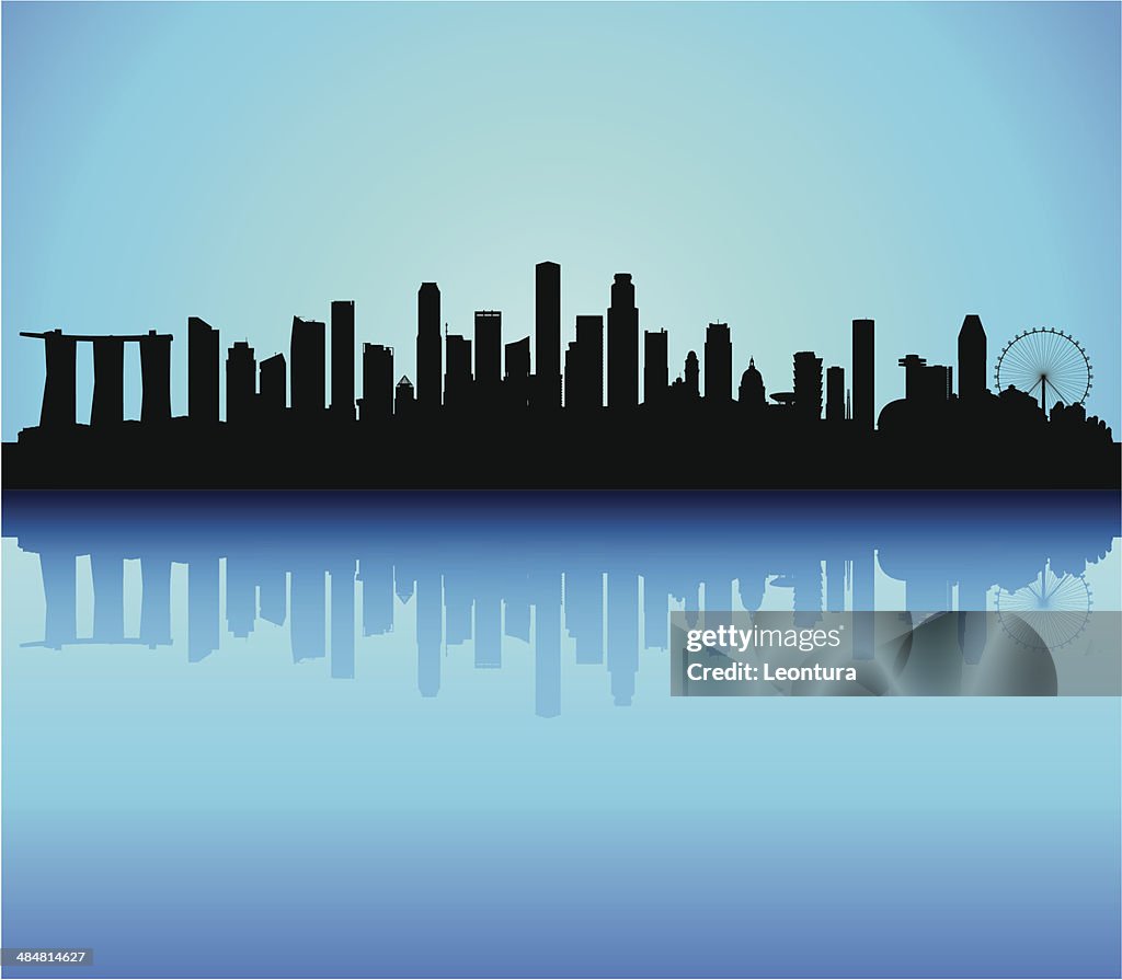 Incredibly Detailed Singapore Skyline (Complete, Moveable, Detailed Buildings)