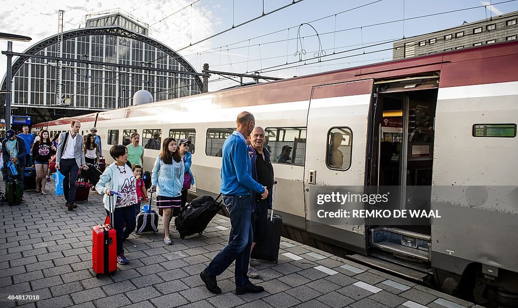 NETHERLANDS-FRANCE-TRAIN-ATTACK