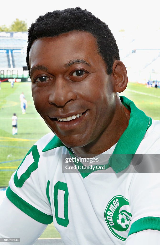 Pele At New York Cosmo's Home Opener