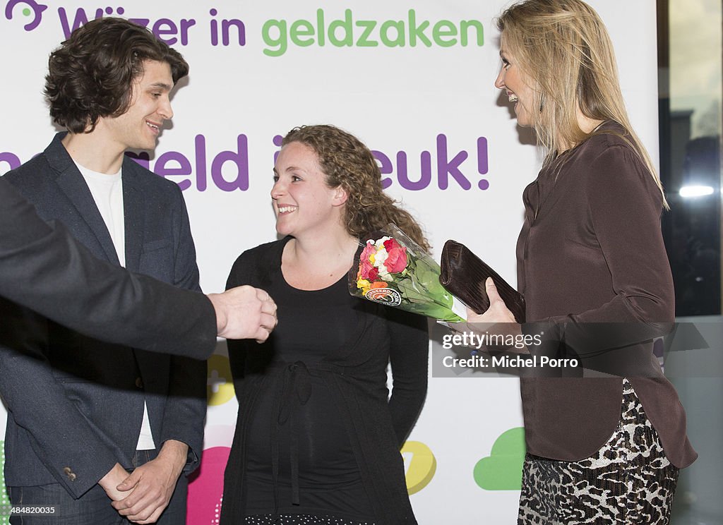 Queen Maxima Of The Netherlands Visits A School At Almere