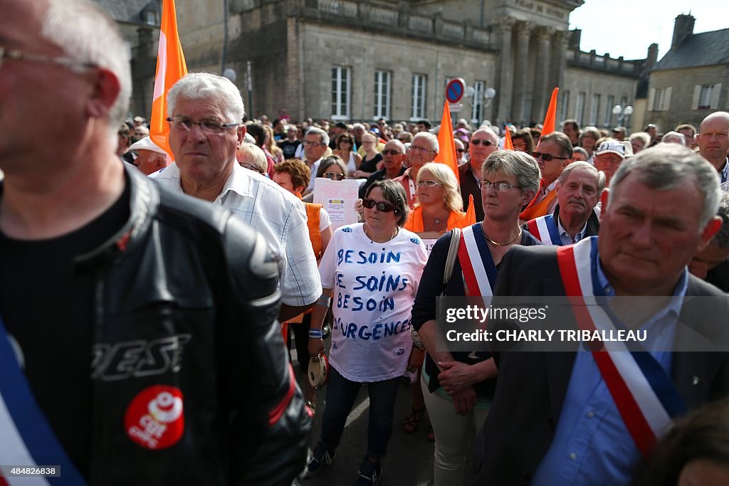 FRANCE-HOSPITAL-PROTEST