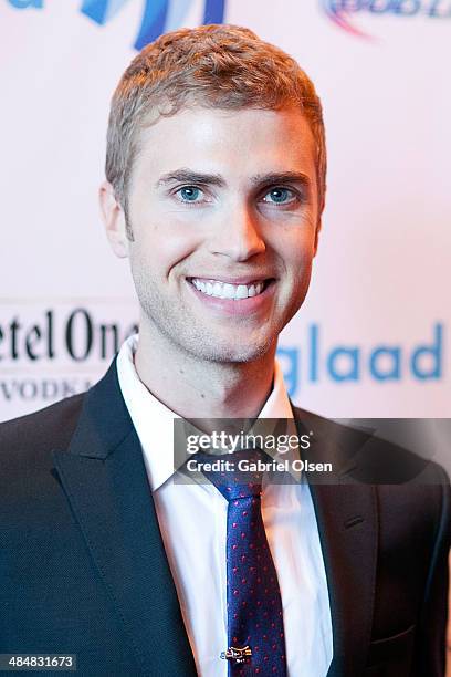 Shane Bitney Crone arrives for the the 25th Annual GLAAD Media Awards - Dinner and Show on April 12, 2014 in Los Angeles, California.