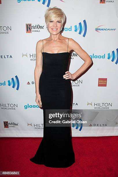 Debby Boone arrives to the 25th Annual GLAAD Media Awards - Dinner and Show on April 12, 2014 in Los Angeles, California.