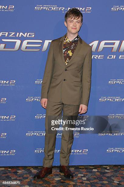 Actor Dane DeHaan attends the 'The Amazing Spider-Man 2: Rise Of Electro' premiere at The Space Moderno on April 14, 2014 in Rome, Italy.