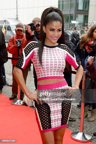 Mia Gray attends the Harald Gloeoeckler Store Opening on April 14, 2014 in Berlin, Germany.