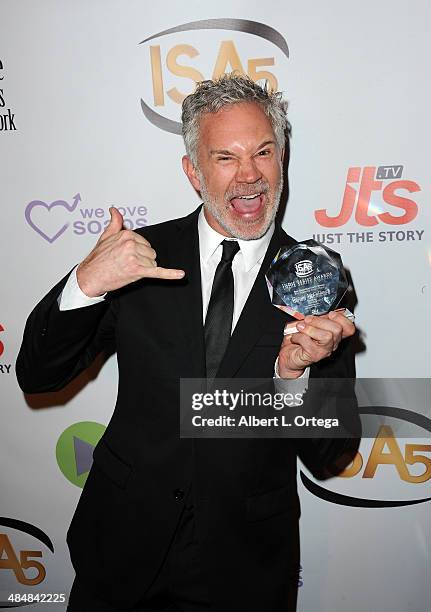 Actor Gerald McCullouch winner of Best Supporting Actor in a Drama from "Hustling" attends 5th Annual Indie Series Awards held at El Portal Theatre...