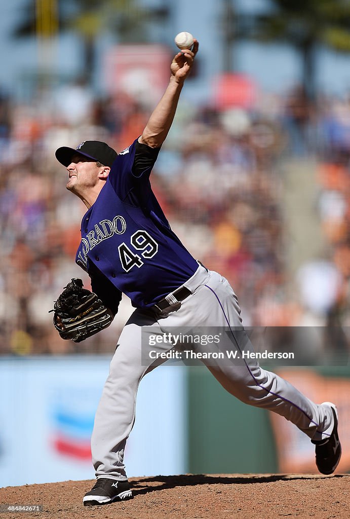 Colorado Rockies v San Francisco Giants