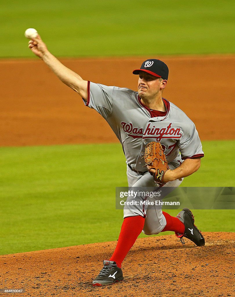 Washington Nationals v Miami Marlins