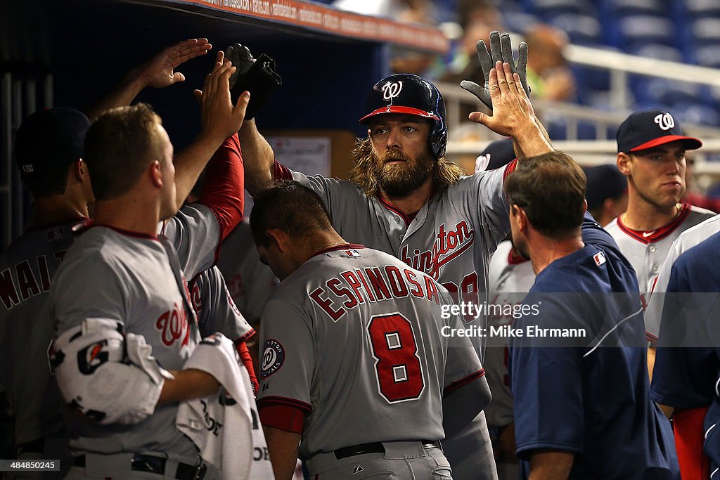 Washington Nationals v Miami Marlins