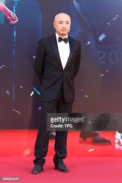 Actor Xu Zheng attends the 33rd Hong Kong Film Awards red carpet on Sunday April 13,2014 in Hong Kong,China.