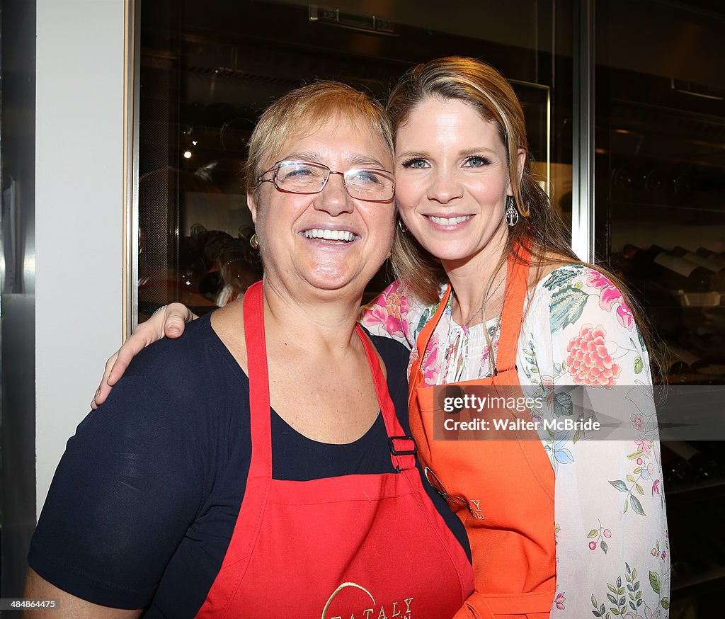 Kelli O'Hara And Chef Lidia Bastianich Special Cooking Demonstration