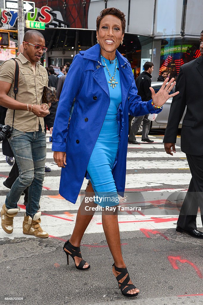 Celebrity Sightings In New York City - April 14, 2014