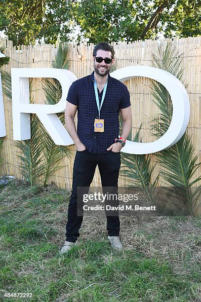 Matt Johnson attends day one of CIROC & MAHIKI backstage at V Festival at Hylands Park on August 22, 2015 in Chelmsford, England.