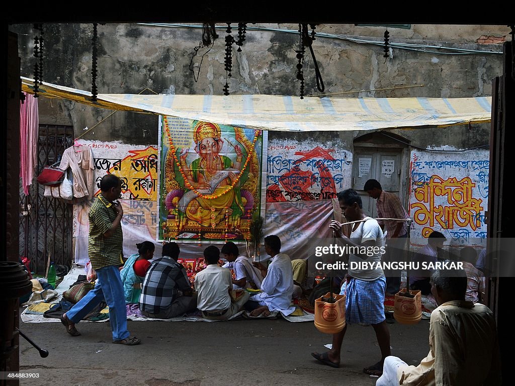 INDIA-RELIGION-BENGALI-NEW YEAR