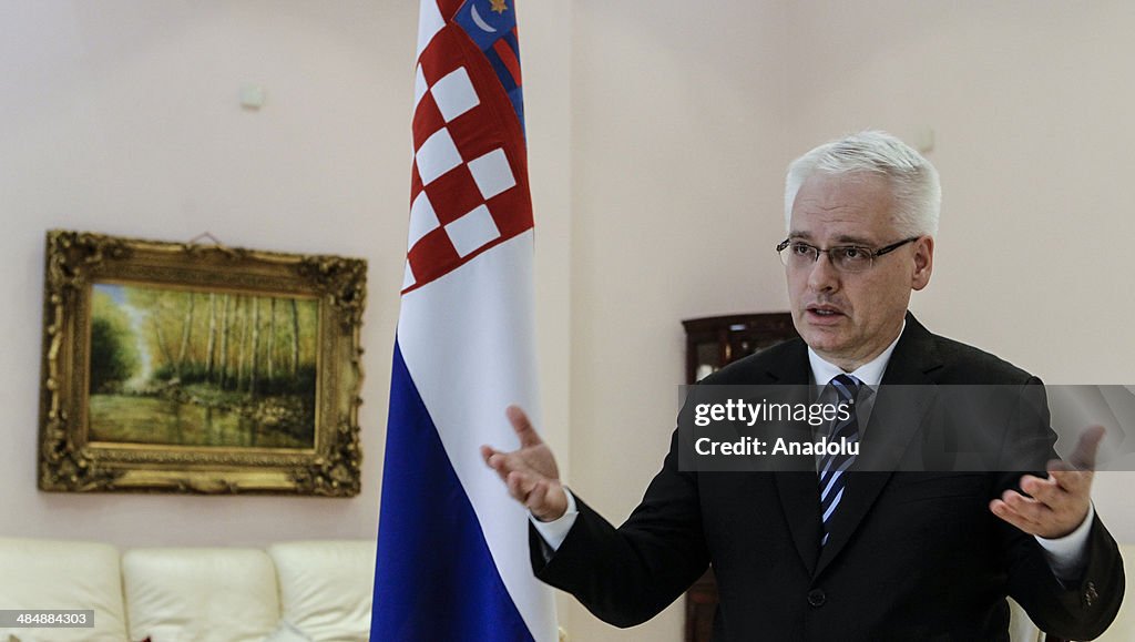 Croatia's President Ivo Josipovic