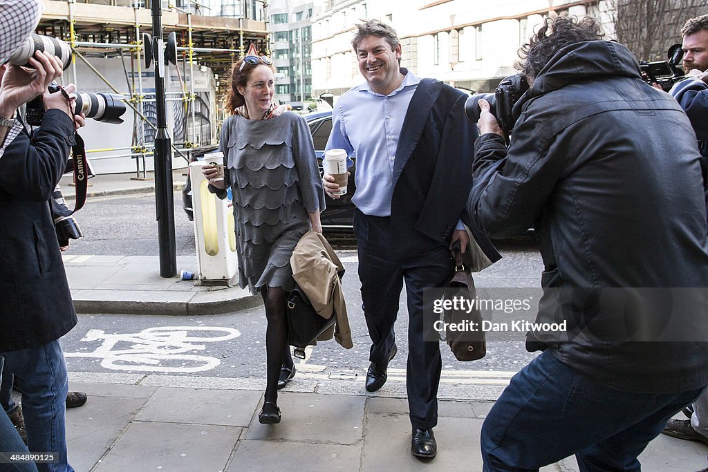 Andy Coulson Continues Giving Evidence In The Phone Hacking Trial