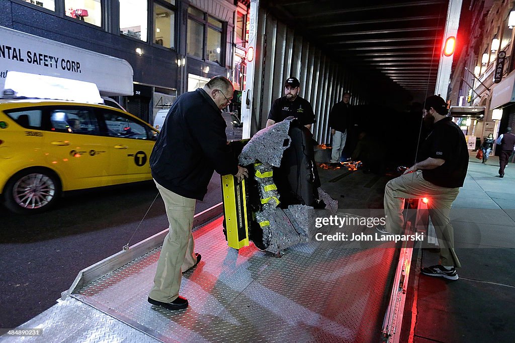 50th Anniversary Mustang Arrives At The Empire State Building