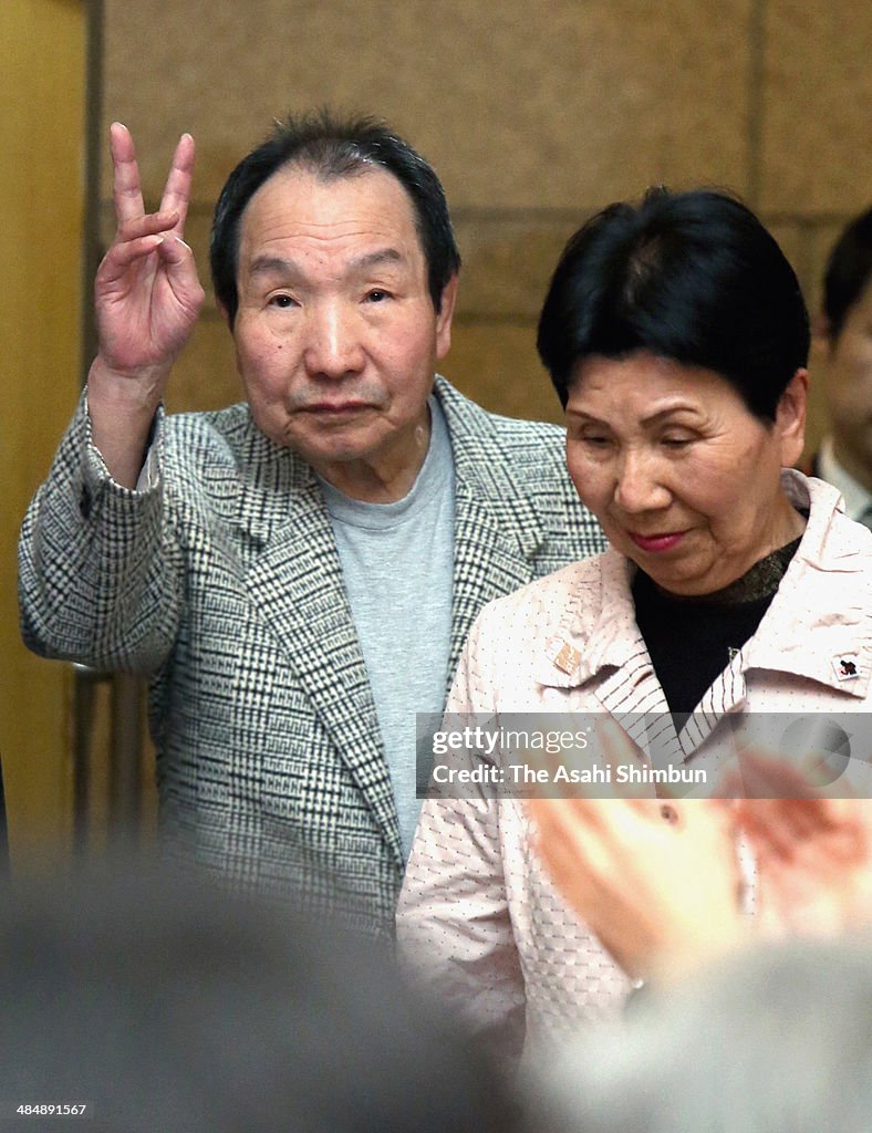 Former Death Row Inmate Hakamada Makes First Public Appearance