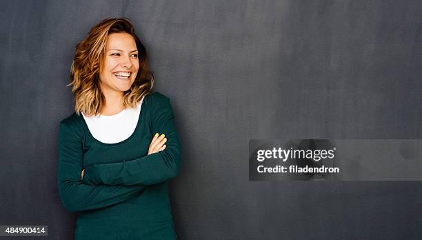 back to school - portrait stil stockfoto's en -beelden