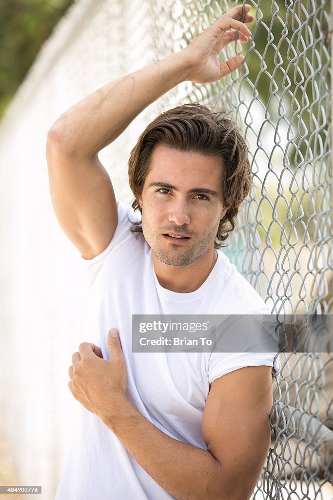 Actor Paul Vandervort poses at private photo shoot on August 22, 2015