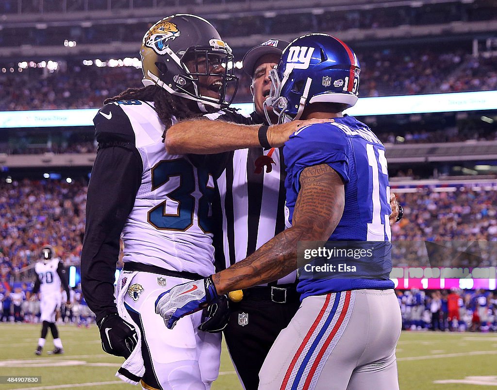 Jacksonville Jaguars v New York Giants