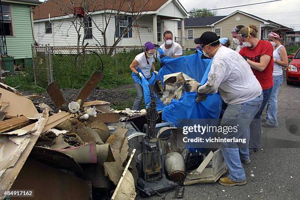 new orleans hurricane katrina recovery, march, 2006 - hurricane recovery stock pictures, royalty-free photos & images