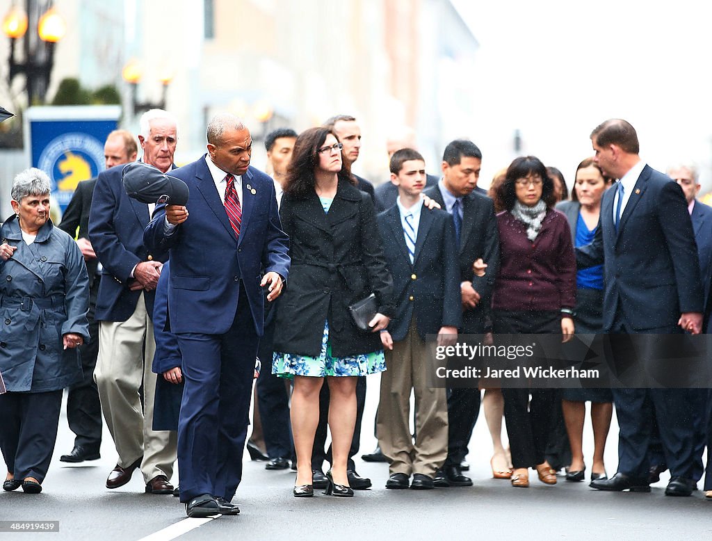 Boston Commemorates One-Year Anniversary Of Marathon Terror Bombings