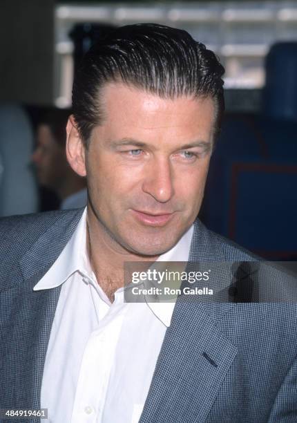 Actor Alec Baldwin attends the "Thomas and the Magic Railroad" Century City Premiere on July 22, 2000 at Loews Cineplex Century Plaza Theatres in...