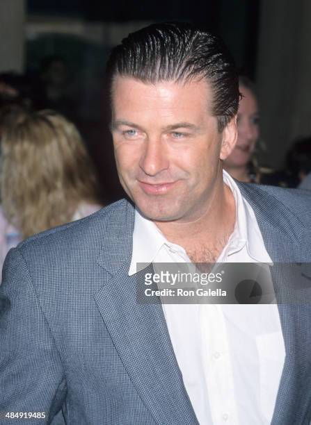Actor Alec Baldwin attends the "Thomas and the Magic Railroad" Century City Premiere on July 22, 2000 at Loews Cineplex Century Plaza Theatres in...