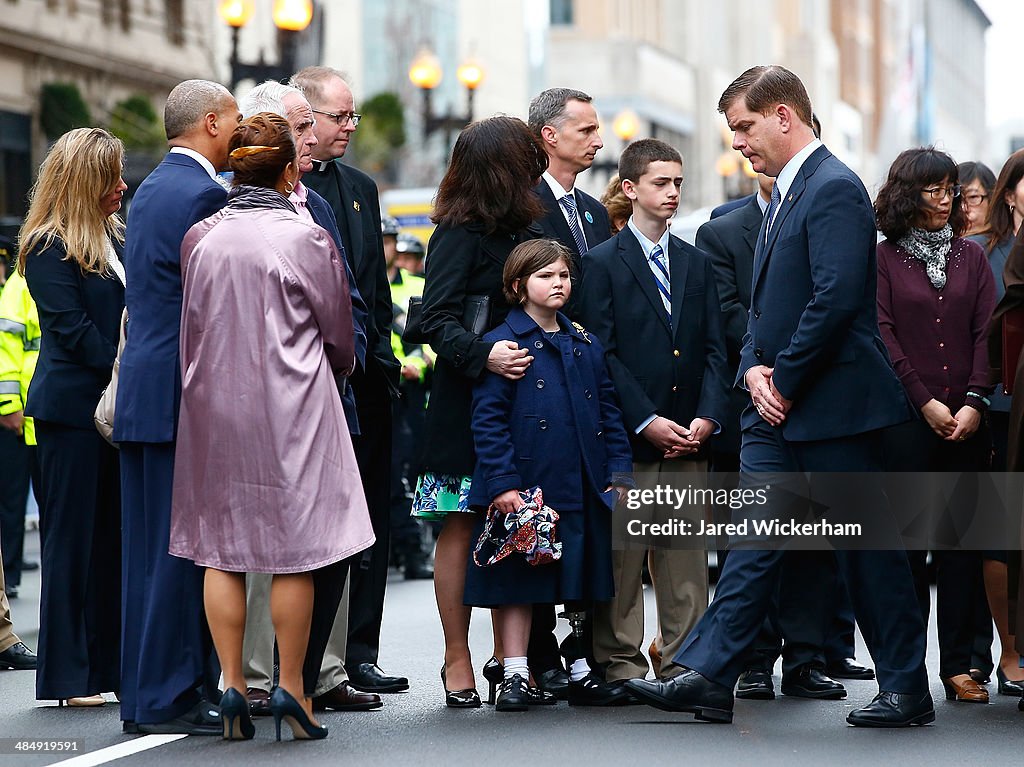 Boston Commemorates One-Year Anniversary Of Marathon Terror Bombings