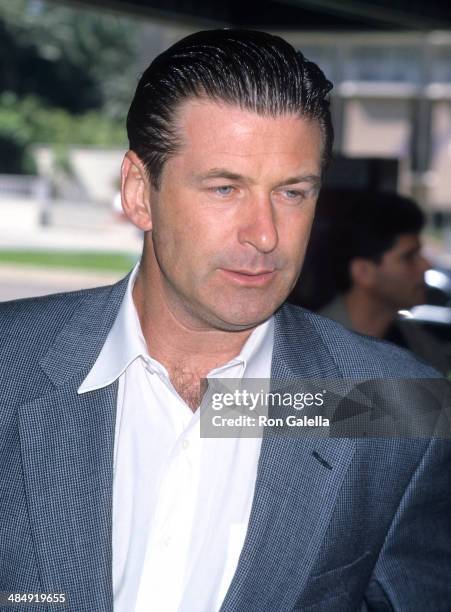 Actor Alec Baldwin attends the "Thomas and the Magic Railroad" Century City Premiere on July 22, 2000 at Loews Cineplex Century Plaza Theatres in...