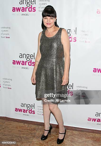 Pauley Perrette attends the Project Angel Food's 25th Angel awards gala held at Taglyan Cultural Complex on August 22, 2015 in Hollywood, California.