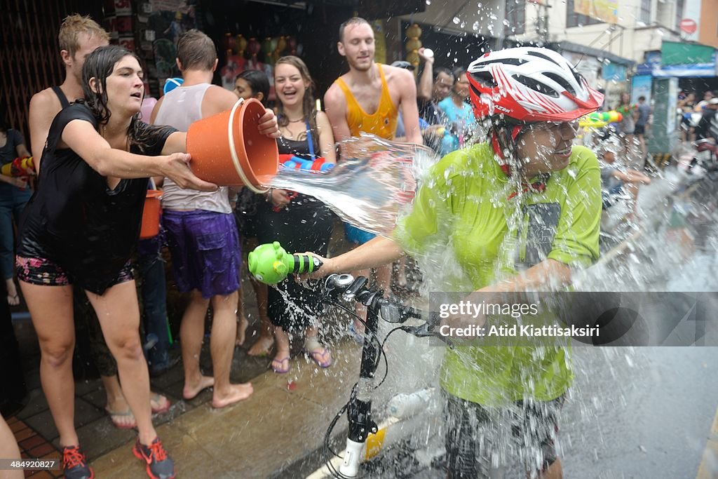 Thailand Songkran Water Festival in Chiang Mai