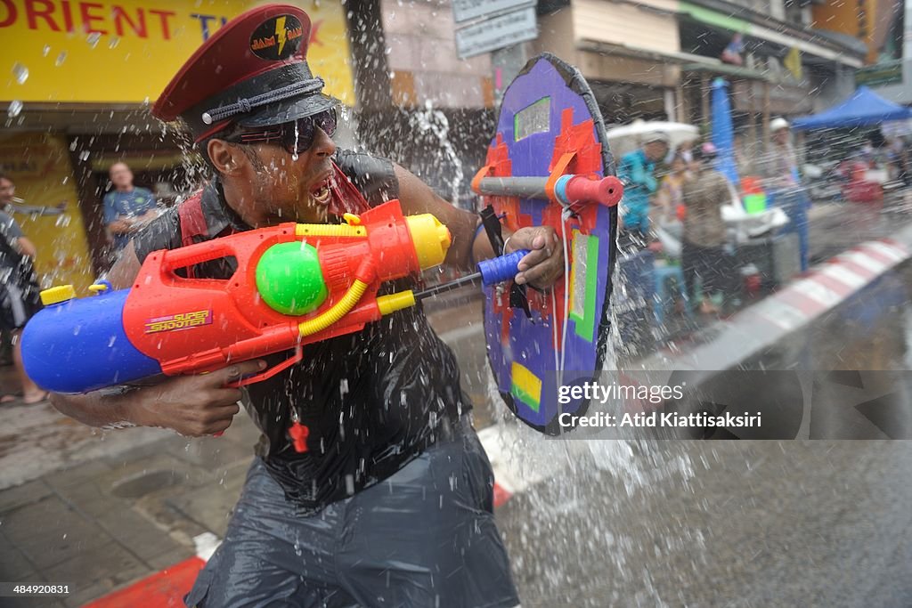 Thailand Songkran Water Festival in Chiang Mai