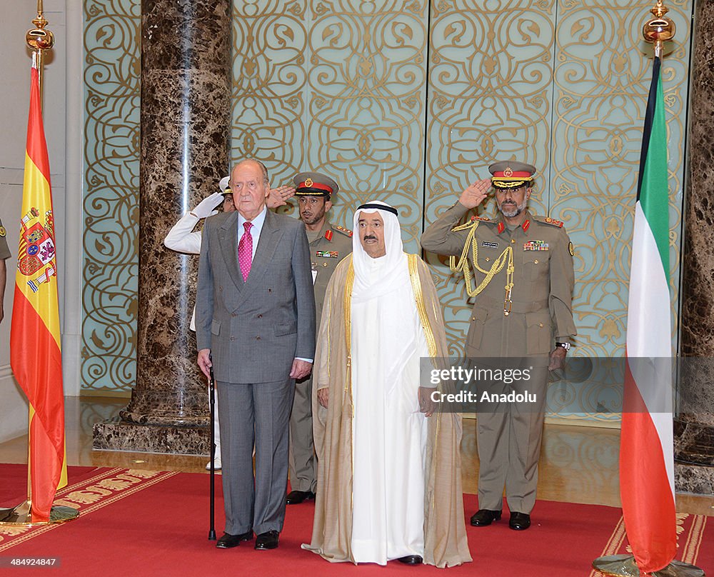 Spain's King Juan Carlos in Kuwait